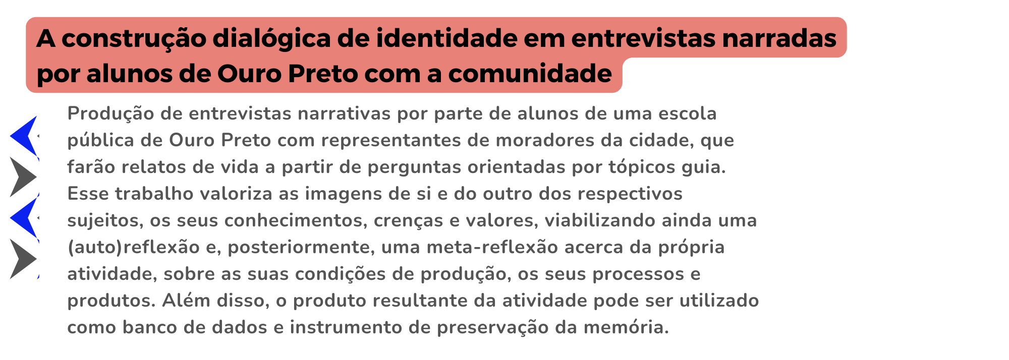 entrevistas narradas